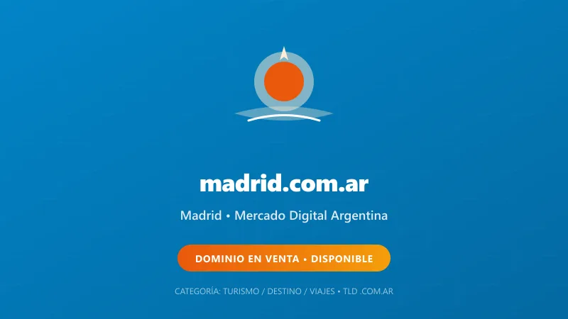 Identidad gráfica y activo digital para Madrid en Argentina